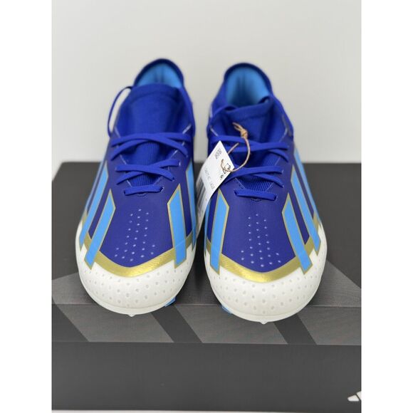 Adidas X Crazyfast League FG Messi Soccer Cleats Shoes Blue ID0712 Mens Size 9 - Picture 2 of 9